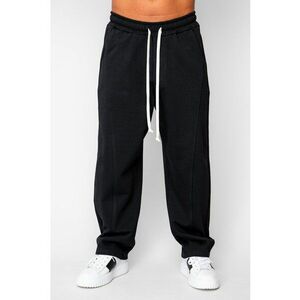 Pantaloni lungi Baloon Fit din 100% Bumbac - 400gr/mp Premium Edition Black 20241 - Negru imagine