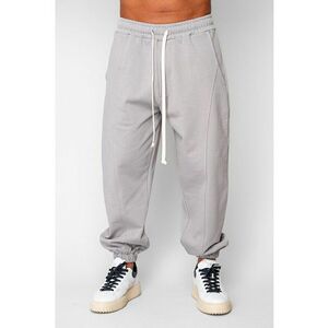 Pantaloni lung Baggy din 100% Bumbac - 400gr/mp Premium Edition Grey 20201 - Gri imagine