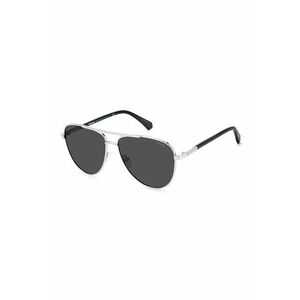 Ochelari de soare aviator polarizati - Negru/Argintiu imagine