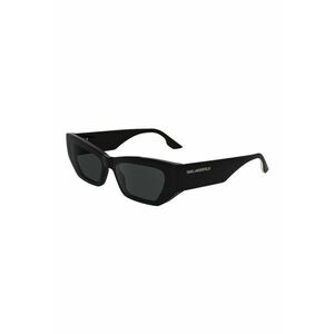 Ochelari de soare unisex dreptunghiulari - Negru/Argintiu imagine