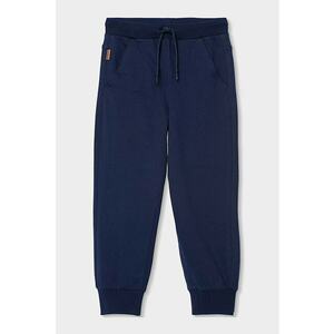 Pantaloni de trening de bumbac cu snur - Albastru ultramarin imagine