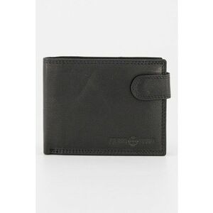 Portofel de piele cu sloturi pentru card - Negru imagine
