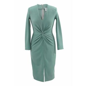 Rochie cambrata cu decolteu in V si detaliu rasucit frontal Jackie imagine