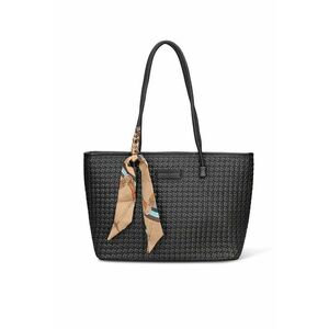 Geanta shopper de piele ecologica Emberly Pro - Negru imagine