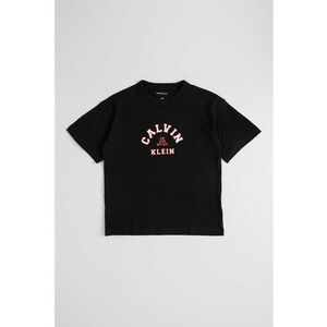 Tricou de bumbac cu imprimeu - Negru imagine