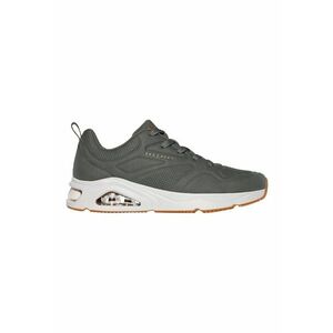 Pantofi sport din piele ecologica si logo Tress Air Uno - Verde masliniu imagine