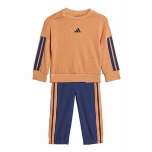 Trening din amestec de bumbac cu decolteu la baza gatului - Portocaliu pal/Bleumarin imagine