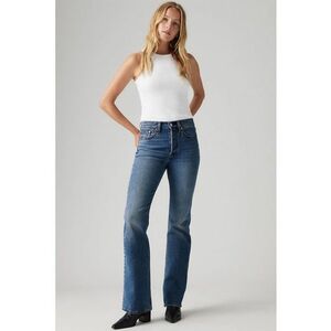Blugi bootcut Wedgie - Albastru prafuit imagine