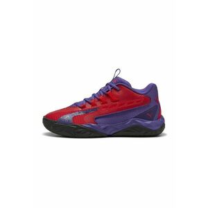 Pantofi Dagger 2 mid-high cu design colorblock pentru baschet - Rosu/Violet imagine