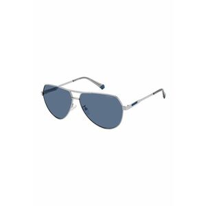 Ochelari de soare aviator cu lentile polarizate - - Argintiu imagine