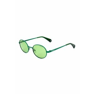 Ochelari de soare rotunzi unisex cu lentile polarizate - Verde imagine