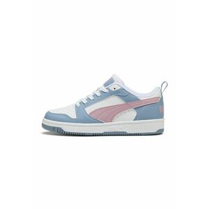 Pantofi sport Rebound V6 din piele ecologica - Alb/Albastru deschis/Roz prafuit imagine