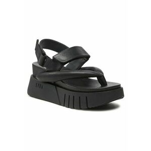 Sandale dama - 302866953 - piele naturala - negru - imagine
