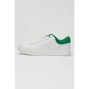 Pantofi sport Cupsole de piele cu sireturi - Verde/Auriu/Alb optic imagine