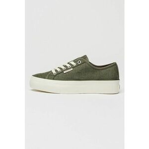 Pantofi sport textili flatform - Crem imagine
