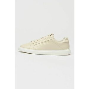 Pantofi sport Icon low-cut de piele - Alb murdar/Bej deschis imagine