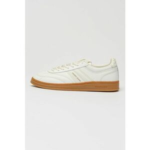 Pantofi sport de piele The Greenwich - Caramel/Alb murdar imagine