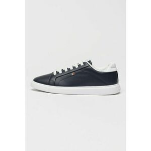 Pantofi sport Icon de piele - Alb optic/Bleumarin imagine
