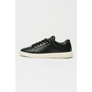 Pantofi sport Icon low-cut de piele - Negru/Alb murdar imagine