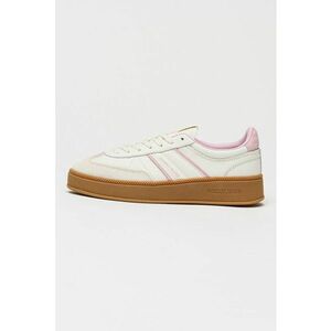 Pantofi sport The Greenwich de piele intoarsa - Caramel/Alb murdar imagine