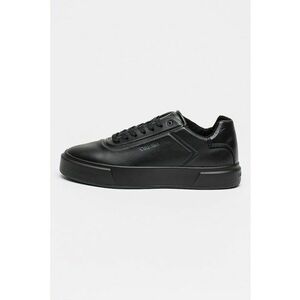 Pantofi sport de piele cu logo - Negru imagine