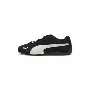 Pantofi sport Speedcat cu garnituri de piele intoarsa - Alb/Negru imagine