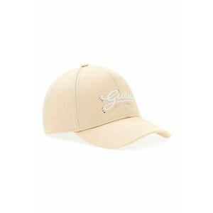 Sapca din denim cu broderie logo - pentru baseball - Piersica imagine