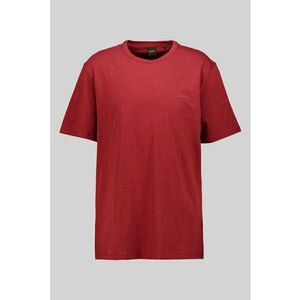 Tricou slim fit din bumbac Tegood - Rosu inchis imagine