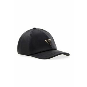 Sapca din piele ecologica cu logo - pentru baseball Milano - Negru imagine