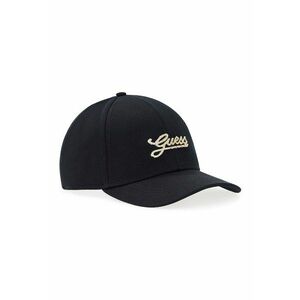 Sapca baseball cu aplicatie logo stralucitoare - Negru imagine