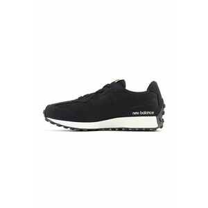 Pantofi sport low-cut din material textil - Alb/Negru imagine