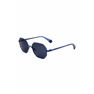 Ochelari de soare unisex hexagonali polarizati - Albastru royal imagine