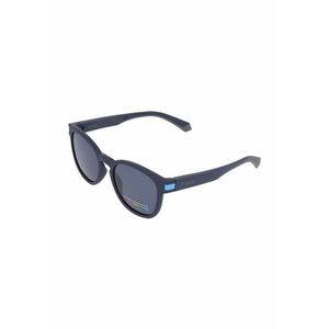 Ochelari de soare patrati cu model unisex si lentile polarizate - Bleumarin imagine