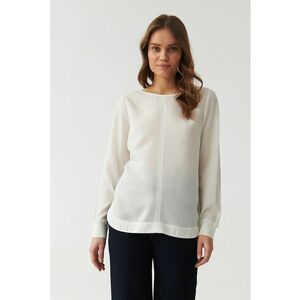 Bluza cu decolteu barcuta Viki - Alb imagine