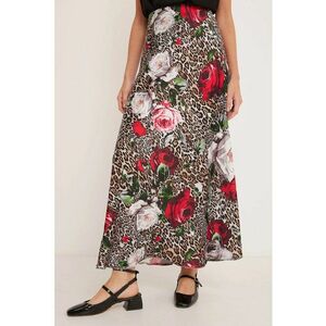 Fusta maxi - HiCCUP - poliester - multicolor - cu captuseala imagine