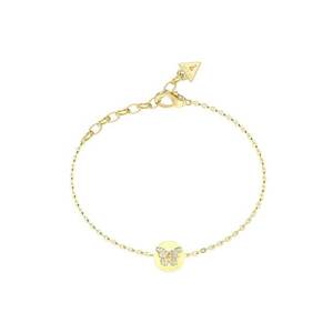 Bratara de lant cu talisman fluture - Auriu imagine