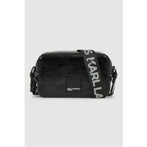 Geanta crossbody cu 2 compartimente - Negru imagine
