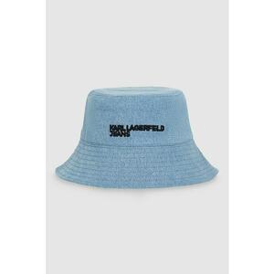 Palarie reversibila cu logo brodat - Negru/Albastru deschis imagine