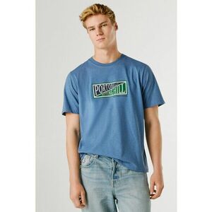 Tricou regular-fit cu imprimeu George - Verde/Albastru ultramarin/Albastru prafuit imagine