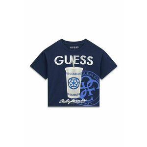 Tricou cu aplicatii de strasuri - Alb/Bleumarin imagine
