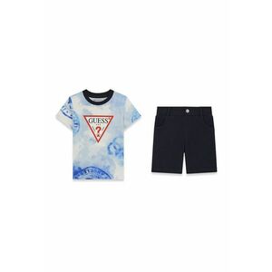 Set de tricou si bermude - Negru/Albastru pal imagine