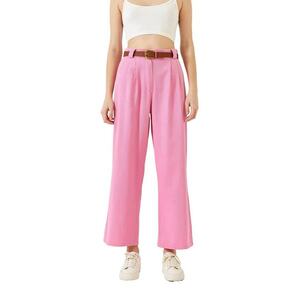 Pantaloni dama - Textil - Roz - Roz imagine
