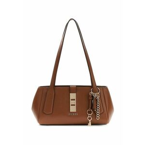 Geanta de umar cu logo metalic - Maro cognac imagine