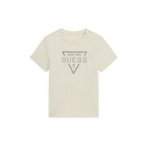 Tricou cu imprimeu logo - Bej inchis imagine