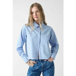 Camasa crop relaxed fit imagine