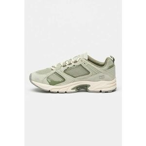 Pantofi sport din piele intoarsa si plasa Archive '97 - Verde pal/Verde sparanghel imagine