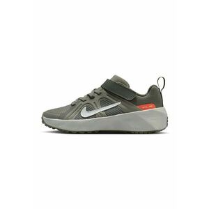 Pantofi sport low-cut Metro Tek cu segment cu inchidere velcro - Gri/Portocaliu imagine