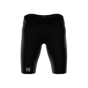 Colanti scurti compresie triatlon dama Under Control - Negru imagine