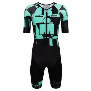 Costum triatlon barbati Enigma X Ironman - Verde/Negru imagine