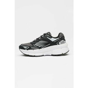 Pantofi sport unisex cu segmente din material sintetic - Negru/Gri/Argintiu imagine